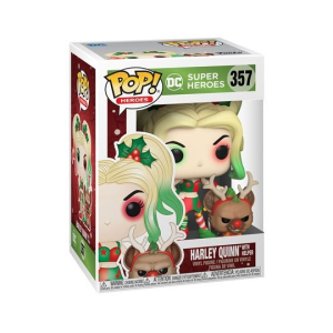 Figurka DC Comics POP! & Buddy Vinyl Figure DC Holiday: Harley Quinn with Helper